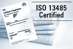 We are now ISO 13485 Certified!