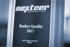 Nexteer Perfect Quality Award for 2015