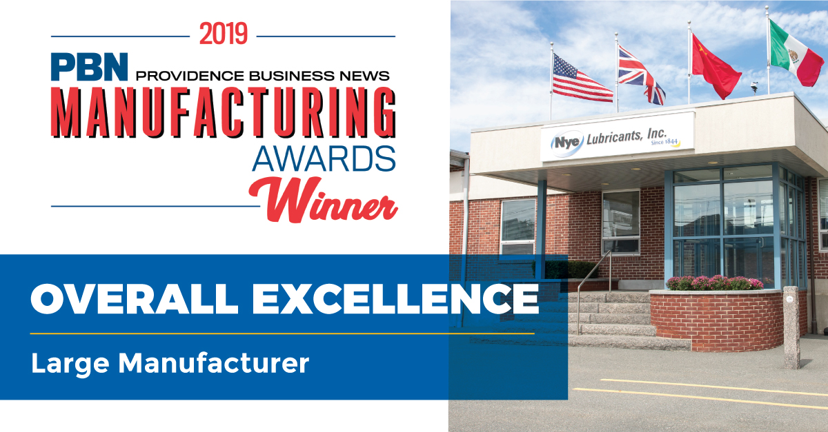 Nye Presented With Manufacturing Award