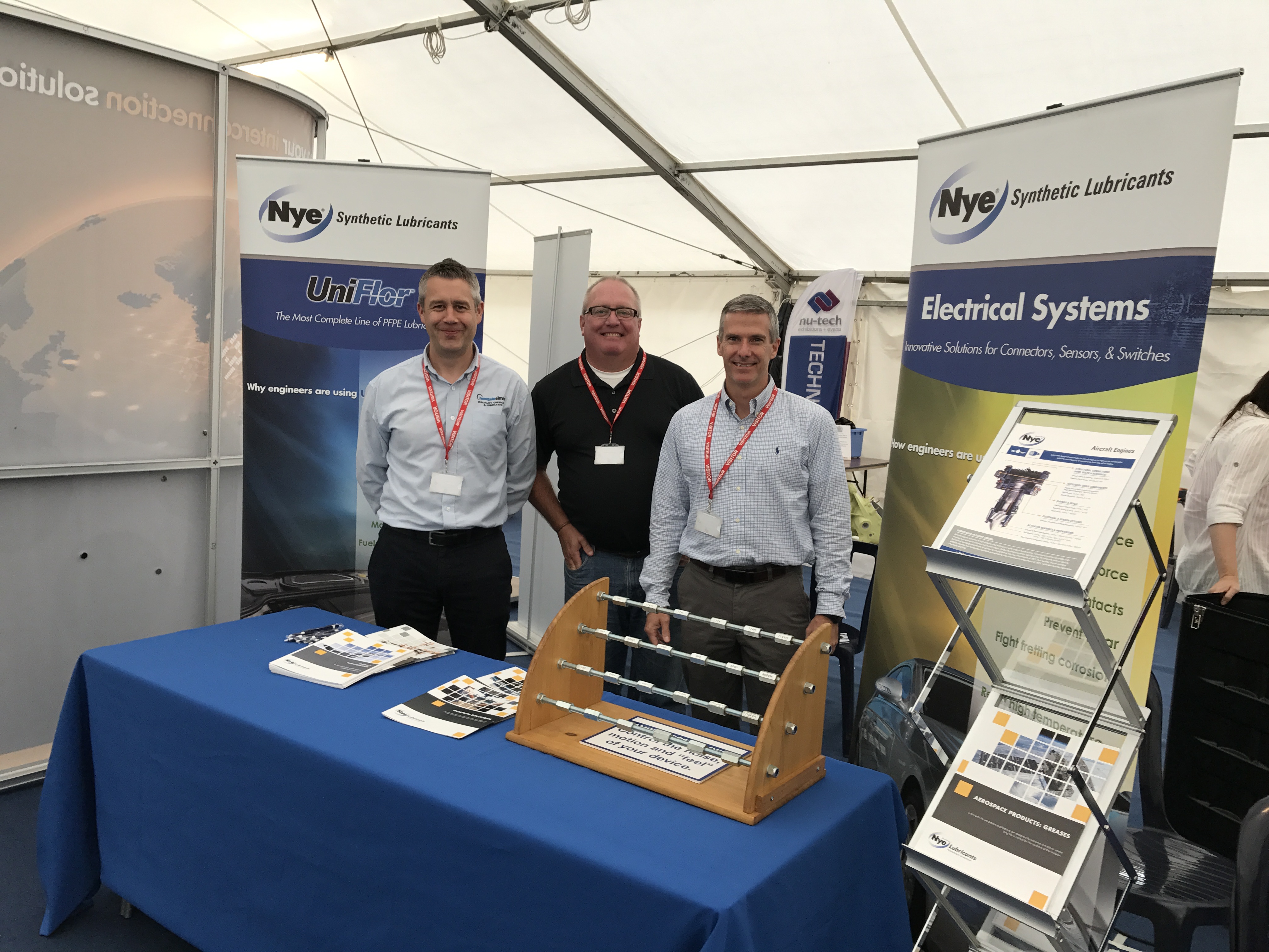 Nye at the Safran Nacelles Show in England