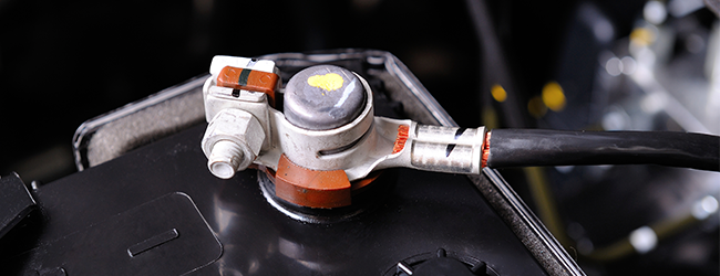 Battery outlet terminal grease